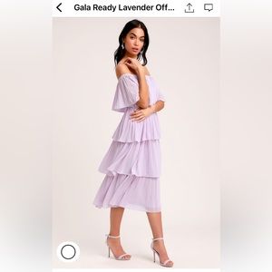 Lulus Gala Ready midi dress